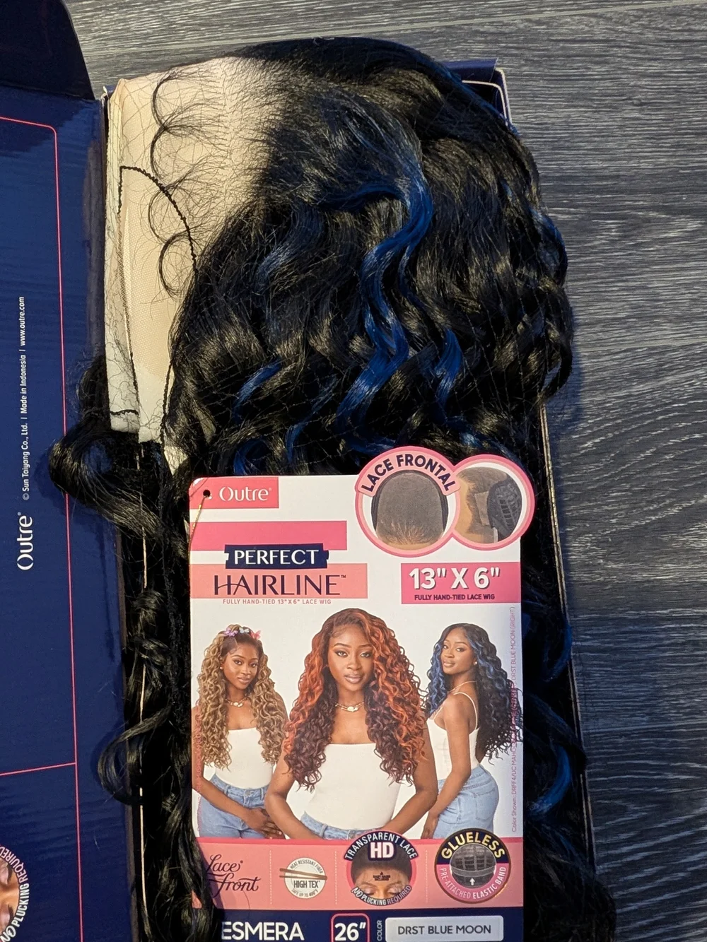 Outre HD Lace Frontal Wig Perfect Hairline Glueless Hand-Tied 13X6 Lace Wig